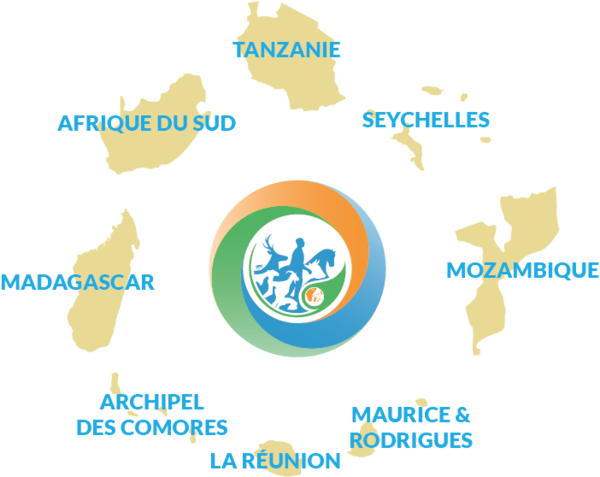 Carte des pays membres du dP ONE HEALTH OI - © Renaud Levantidis / Cirad